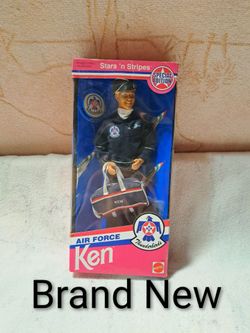 Brand New Stars N Stripes Airforce Thunderbirds Ken Doll (Box Has Some Damage)