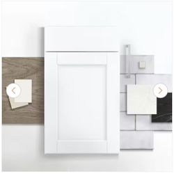 Shaker Wall Kitchen Cabinet in Satin White