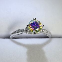 1 Cwt Moissanite Solitaire Size 9