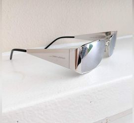 Saint Laurent SL 366 Lenny Metal Women Sunglasses - Silver Mirrored