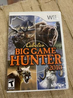NEW NINTENDO WII CABELAS BIG GAME HUNTER 2010 DISC