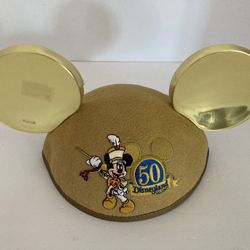 Disney 50th Anniversary Disneyland Mickey Mouse Golden Ears