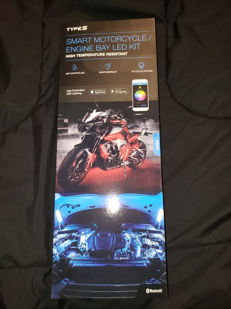 Type S- Smart Motorcycle / Engine Bay LED Light kit.