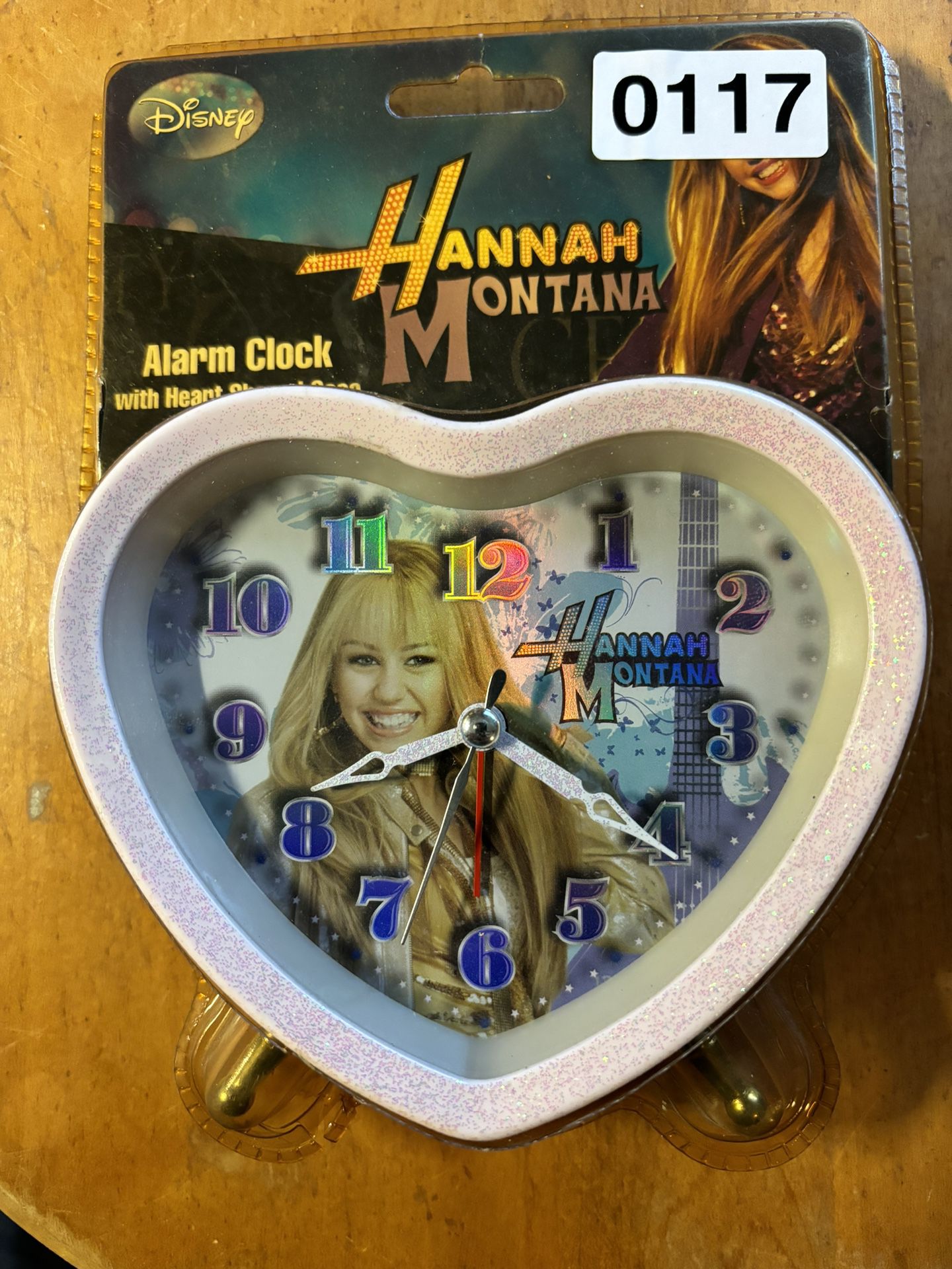 Disney Hannah Montana Heart Shaped Alarm Clock