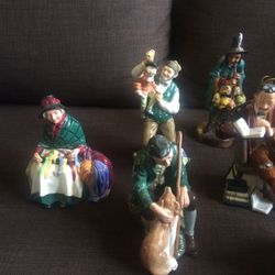 12 Royal  Doulton Figures  All Excellent  Shape