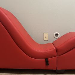 Leather yoga Couch