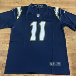 Navy Blue 2025 Style Cameron Dicker Chargers 100% Stitched Jerseys