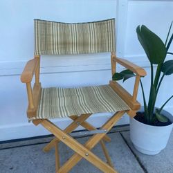 Pair of PIER 1 IMPORTS 100% Cotton Director Chairs