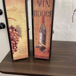 Two Wine Storing Cases 