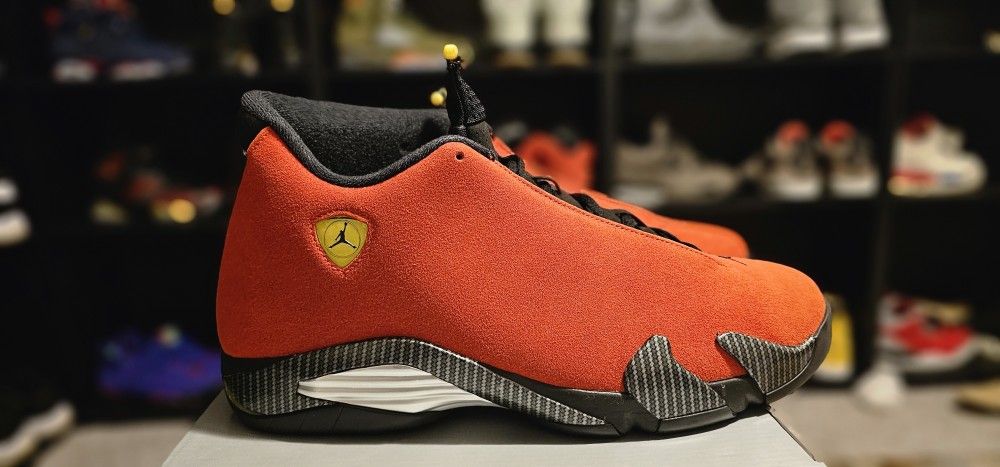 Jordan 14 Ferrari Size 13 Authentic Nike Travis Nigel