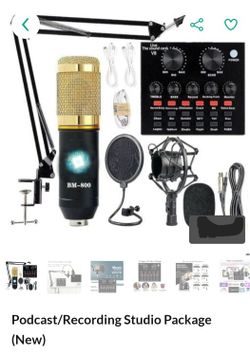 Podcast/Recording Studio Package (New)