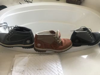 Timberland Boots.......6 different pair