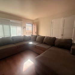 Living Spaces Couch Sectional 