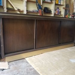 Mid Century Modern Entertainment center Console Stand 