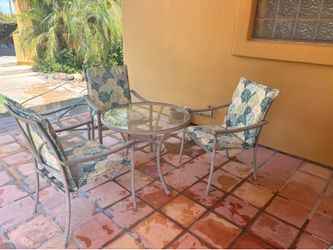 Patio table and chairs