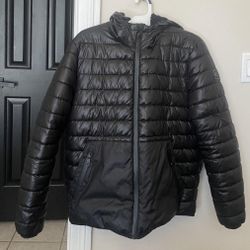 Men's Kenneth Cole Black Puffer Sherpa Jacket XXL New