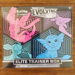 Pokemon Evolving Skies ETB Elite Trainer Box [Glaceon/Vaporeon/Sylveon/Espeon]