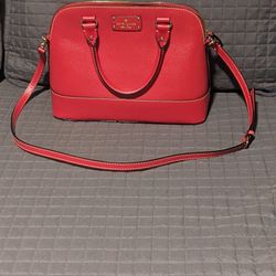 Red Kate Spade Bag, Gently Used 
