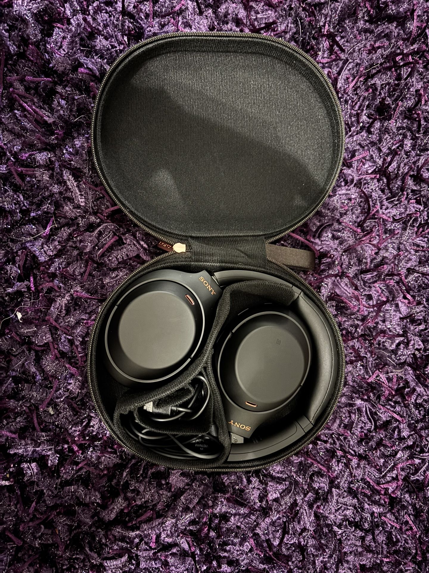 Sony WH-1000XM4 Black Noise Canceling Headphones