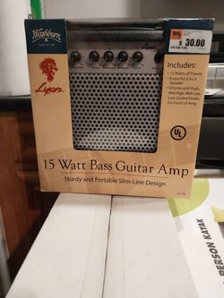 Washburn Lyon 15watt Bass Guitar Amp Electric Guitar Amp