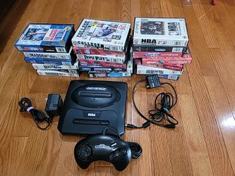 Sega Genesis With 20 Sports Games