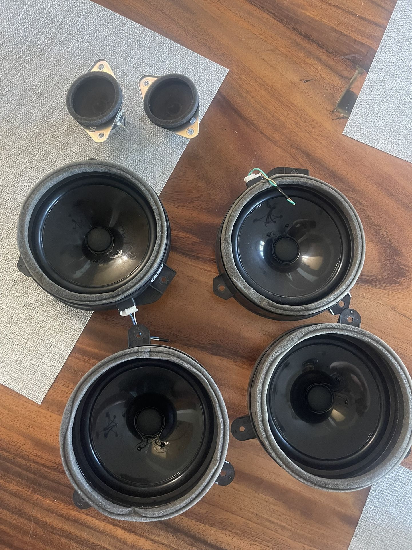 Stock Subaru STI Speakers and Tweeters