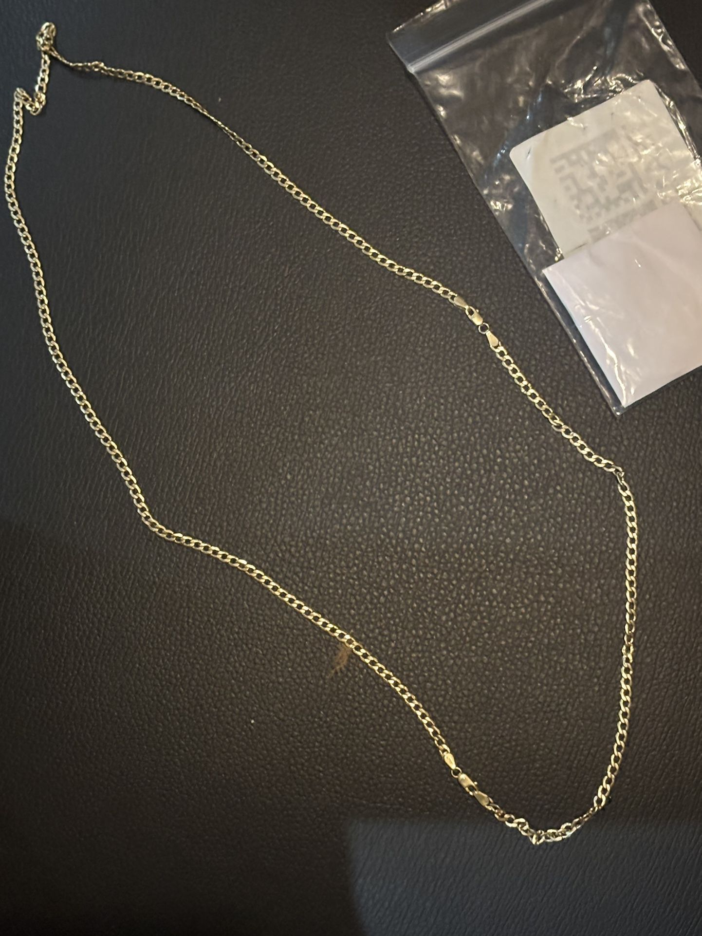29 Inch 3mm Cuban 10k Yellow Gold