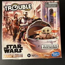 Star Wars Mandalorian Trouble Game– Rescue The Child – Grogu Baby Yoda – New