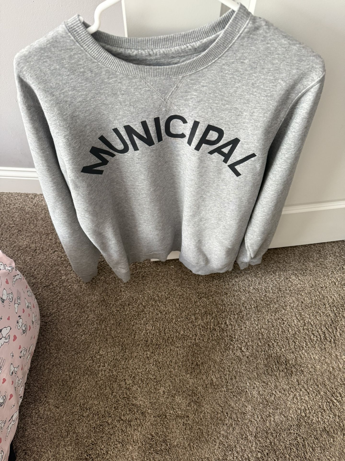 Municipal Origin Fleece Crew - men’s Small