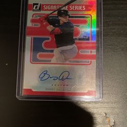 Bobby Dalbec Baseball Auto Card