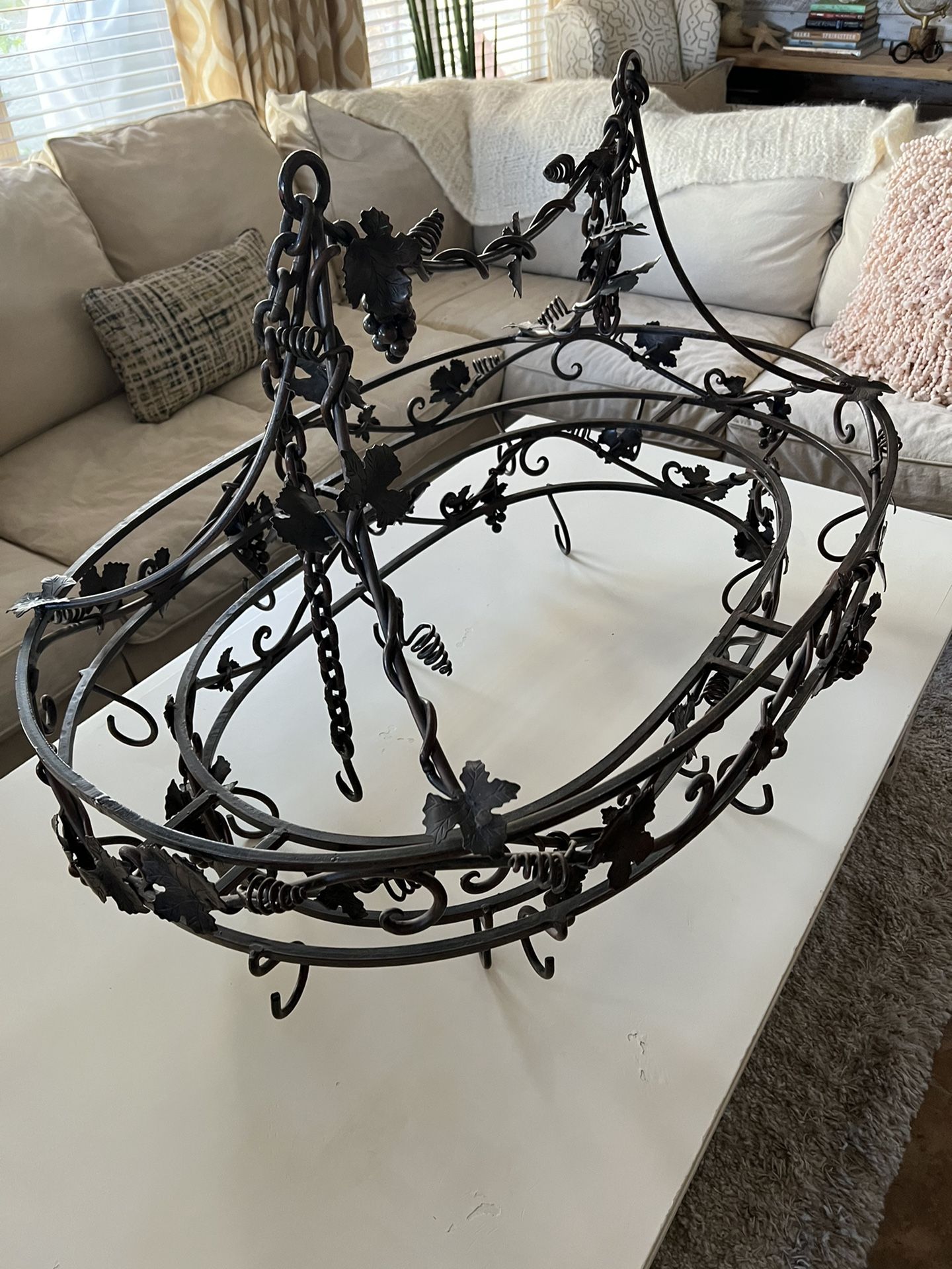 Neiman Marcus Pot Rack @ Rustic Tuscany Grape Design