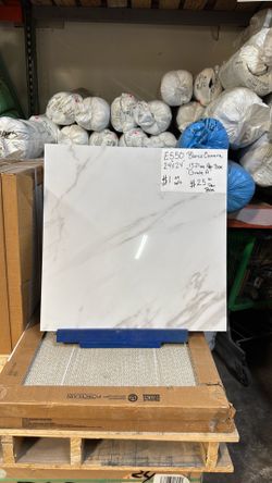 Tile 24” x24” flooring Blanc Carrara Grade A Price $1.69 SqFt