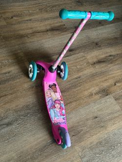 Toddler Barbie scooter