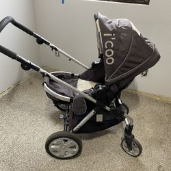 I’COO PHOTON DELUXE STROLLER - 170$