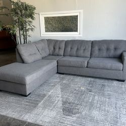 Comfy Gray Sectional | FREE DELIVERY 