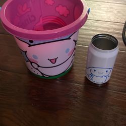 Easter Cinnamoroll bucket with steel cup