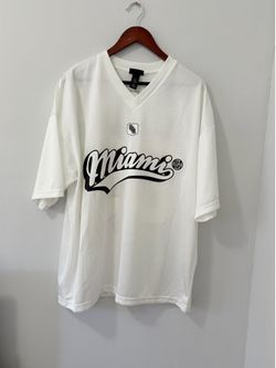 Miami jersey white and black men’s size L new !