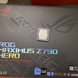 Combo Asus Maximus ROG Z790 + Intel i9 14900k