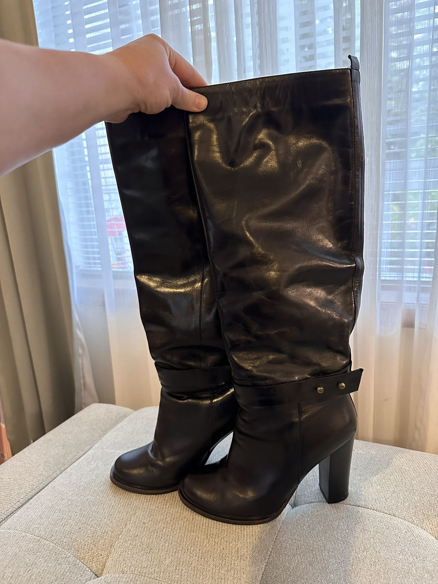 Italian women's boots made of genuine leather 7 Size