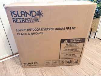 Wood burning fire pit New in box