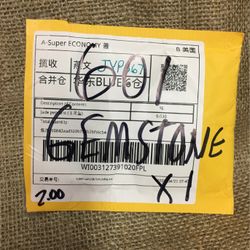 Gemstone Unclaimed Internet Purchase #601