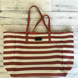KATE SPADE RED AND WHITE FOURTH OF JULY TOTE