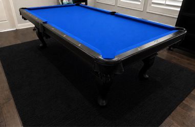 Black Olhausen Pool Table 8’ (Free Delivery & Pro Setup)