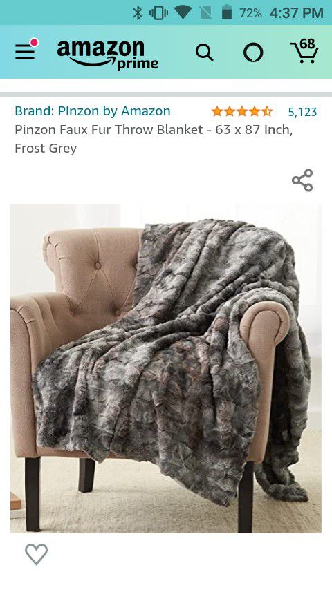 Super soft blanket or throw