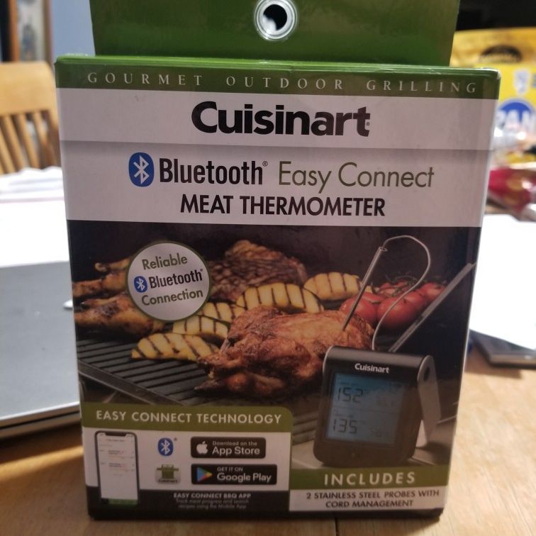 Cuisinart Bluetooth Easy Connect Meat Thermometer Probe Management