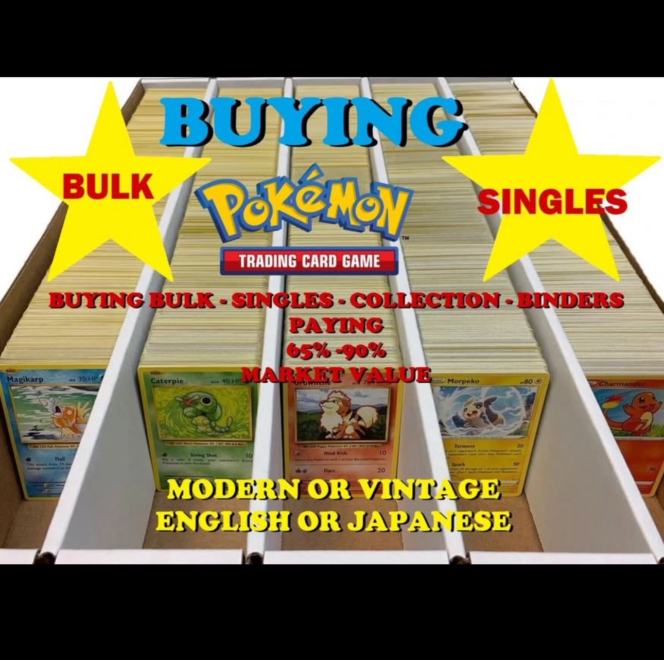 Pokemon Cards Bulk Buy Singles Buying Collection And More