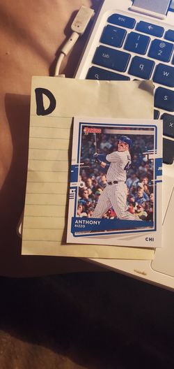 Anthony Rizzo baseball card