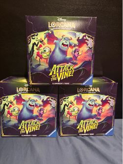Disney Lorcana TCG attack of the vine illumineers trove