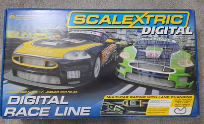Scalextric Digital Race Line Slot Car Set + 3 Extra Cars! (Bundle or Separate)