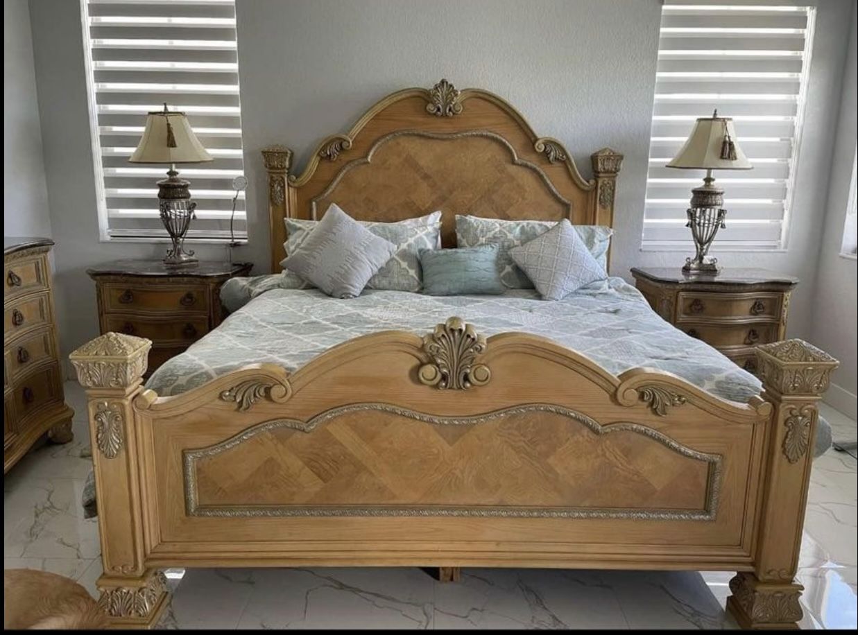 Beige Marble Top Bedroom Set for Sale in Fernandina Beach, FL OfferUp